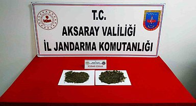 Aksaray'da jandarmadan uyuşturucu operasyonu