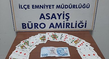 Akşehir'de kumar baskını: 20 bin 275 lira ceza