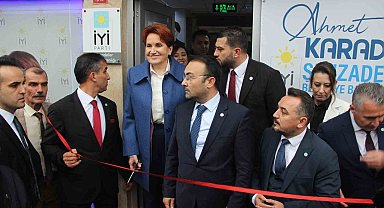 Akşener: "Seçimlere iyi ki de hür ve müstakil olarak bu seçime giriyoruz"
