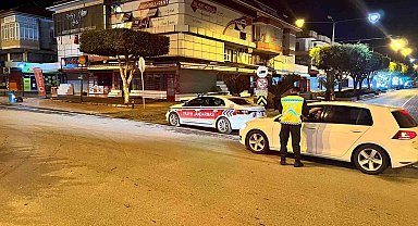 Alanya'da 48 araç ve sürücüsüne 94 bin lira ceza