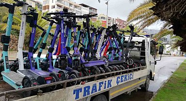 Alanya'da e-scooterlara 84 bin lira ceza uygulandı
