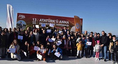 Aliağa'da Atatürk'ü Anma Oryantiring Şampiyonası düzenlendi