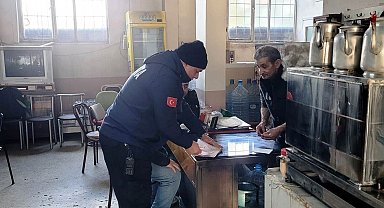 Altınova'da kahvehanelere fiyat denetimi