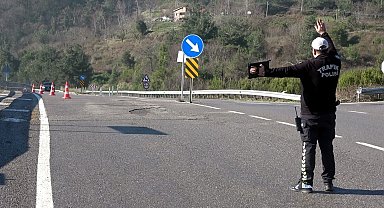 Amasra ilçesinde trafik denetimler artıyor