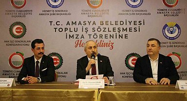 Amasya Belediyesinde işçi maaşlarına yüzde 70 zam