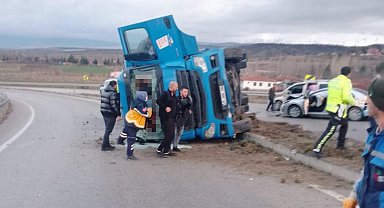 Amasya'da kargo araçlarının da karıştığı iki ayrı kaza: 1 ölü, 3 yaralı