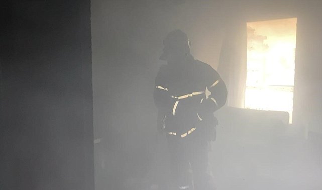 Antakya'da ev yangını