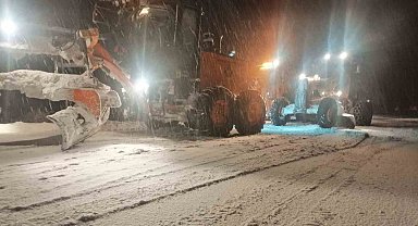 Antalya-Konya karayolunda kar yağışı başladı