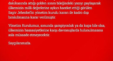 Antalyaspor'da Sagiv Jehezkel kadro dışı bırakıldı