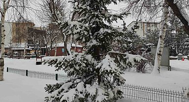 Ardahan'da karla gelen eşsiz güzellik