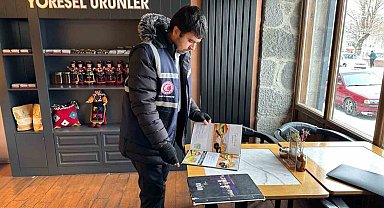 Ardahan'da Restoran ve kafelere 'fiyat listesi' denetimi