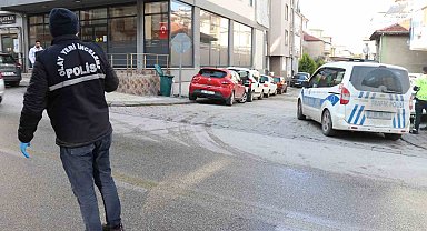 Arıza yapan aracı sonunu hazırladı