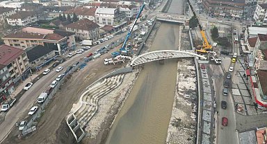 Asar Çayında ki yay köprüler ortaya çıkıyor