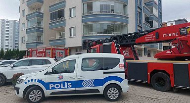 Aspiratör yangını paniğe sebep oldu