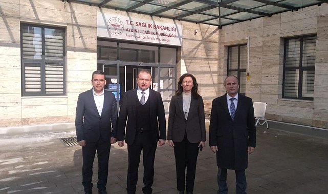 Aydın İl Sağlık Müdürü Şenkul, İncirliova'daki çalışmalar hakkında bilgi aldı