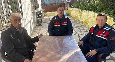 Aydın jandarmasından şehit ailelerini yalnız bırakmıyor
