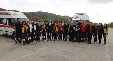 Aydın'da ambulanslar, 1 yılda 129 bin hastaya umut oldu