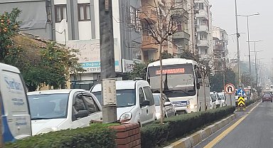 Aydın'da trafik yoğunluğu dikkat çekiyor