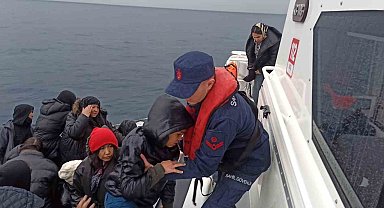 Aydın'da yılın ilk ayında 124 düzensiz göçmen kurtarıldı