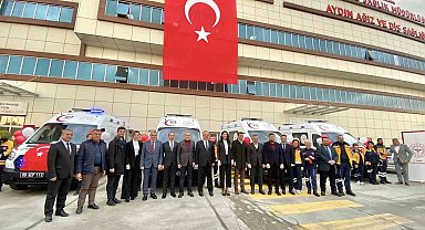 Aydın'ın ambulans filosu güçlendi