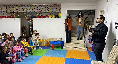 Aydınlı minikler gazeteciliği öğrendi