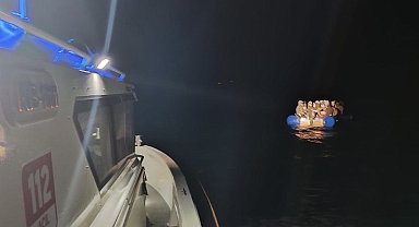 Ayvacık açıklarında 39 kaçak göçmen yakalandı