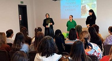 Babaeski'de serviks kanseri farkındalık eğitimi gerçekleştirildi