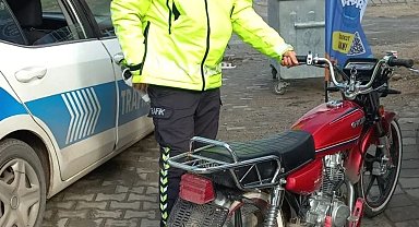 Babaeski'de trafik denetimi: 14 araç trafikten men edildi