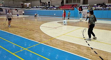Badminton turnuvası sona erdi