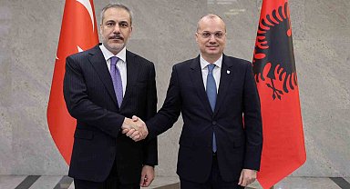 Bakan Fidan, Arnavut mevkidaşı Hasani ile görüştü