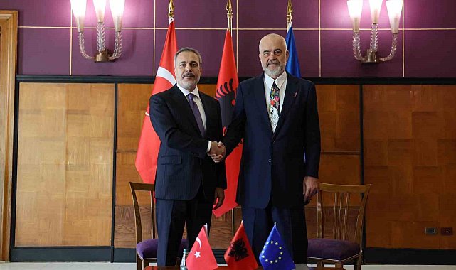 Bakan Fidan, Arnavutluk Başbakanı Rama tarafından kabul edildi