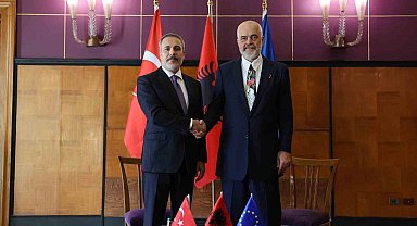 Bakan Fidan, Arnavutluk Başbakanı Rama tarafından kabul edildi