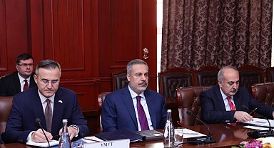 Bakan Fidan, Tacik mevkidaşı Muhriddin ve Kırgızistan Cumhurbaşkanı Rahman ile görüştü