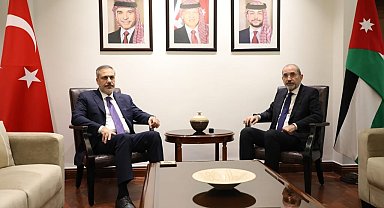 Bakan Fidan, Ürdünlü mevkidaşı Safadi ile görüştü