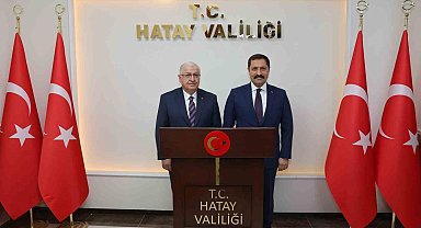 Bakan Güler, Hatay'da incelemelerde bulundu