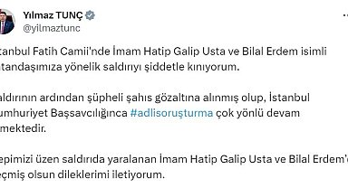Bakan Tunç: " Adli soruşturma çok yönlü devam etmektedir"