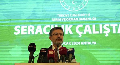 Bakan Yumaklı: "Seracılığın yüzde 40'ı kayıt altında değil"