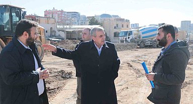 Balıkayağı Köprülü Kavşakta çalışmalar sürüyor