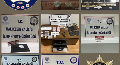 Balıkesir'de 7 zehir taciri tutuklandı