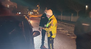 Balıkesir'de polisten 'Asayiş ve Trafik' uygulaması