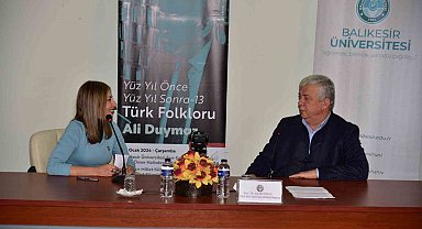 Balıkesir'de Türk Folkloru Söyleşisi gerçekleştirildi