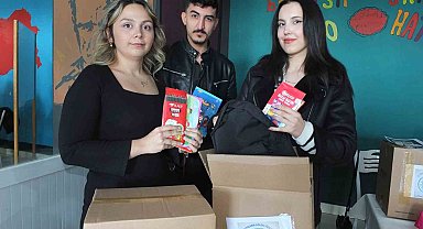 Balıkesir'de Üniversiteliler deprem bölgesindeki öğrenciler için seferber oldu