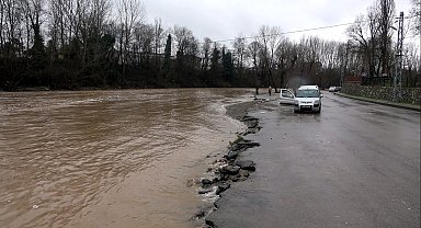 Bartın'da kar, yağmur ve fırtına bir arada