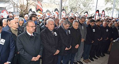 Başkan Atay'ın ağabeyi son yolculuğuna uğurlandı.