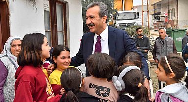 Başkan Çetin, Dörtler'de asfalt çalışmalarını denetledi