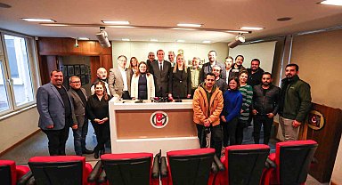 Başkan Doğan, basın mensuplarıyla bir araya geldi