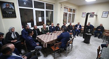 Başkan Doğan yeni yılın ilk gününde vatandaşlarla buluştu