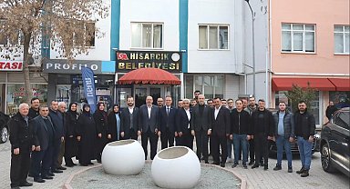 Başkan Önsay ve milletvekillerinin Hisarcık temasları