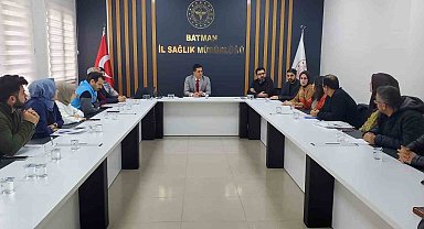 Batman'da evde sağlık hizmetleri verimliliğini artırmak için toplantı yapıldı