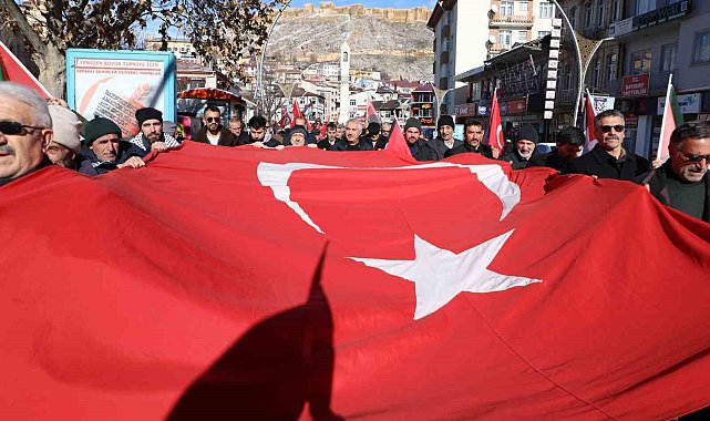 Bayburt'ta şehitler anıldı, Gazze için acil ateşkes çağrısı yapıldı